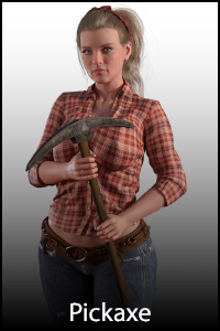 Carol Ray - Main Outfit w/ Pickaxe (The Genesis Order) Carol Ray - Main Outfit w/ Pickaxe