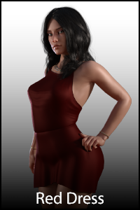 Sofia Vesper - Red Dress (Treasure of Nadia) Sofia Vesper - Red Dress Hair Down